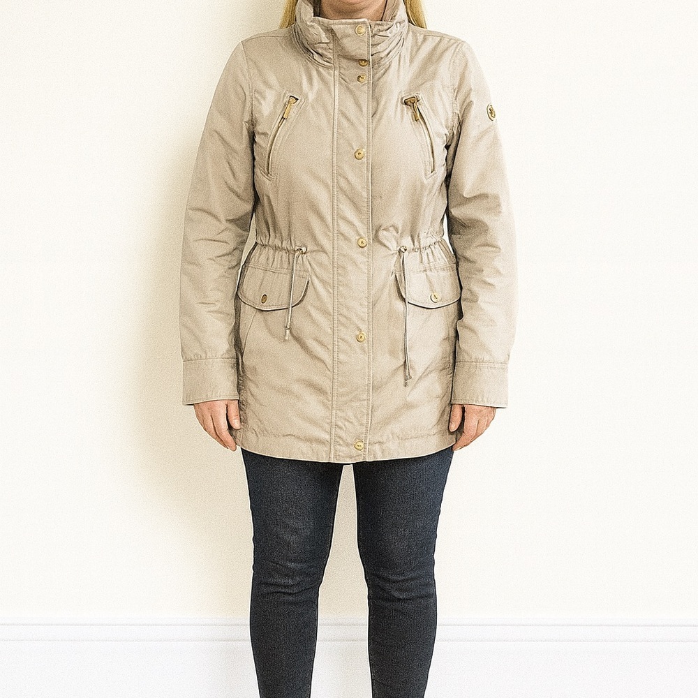 MICHAEL Michael Kors Size Small Tan Trench Utility Jacket